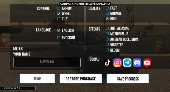 Free Accounts in Car Parking Multiplayer